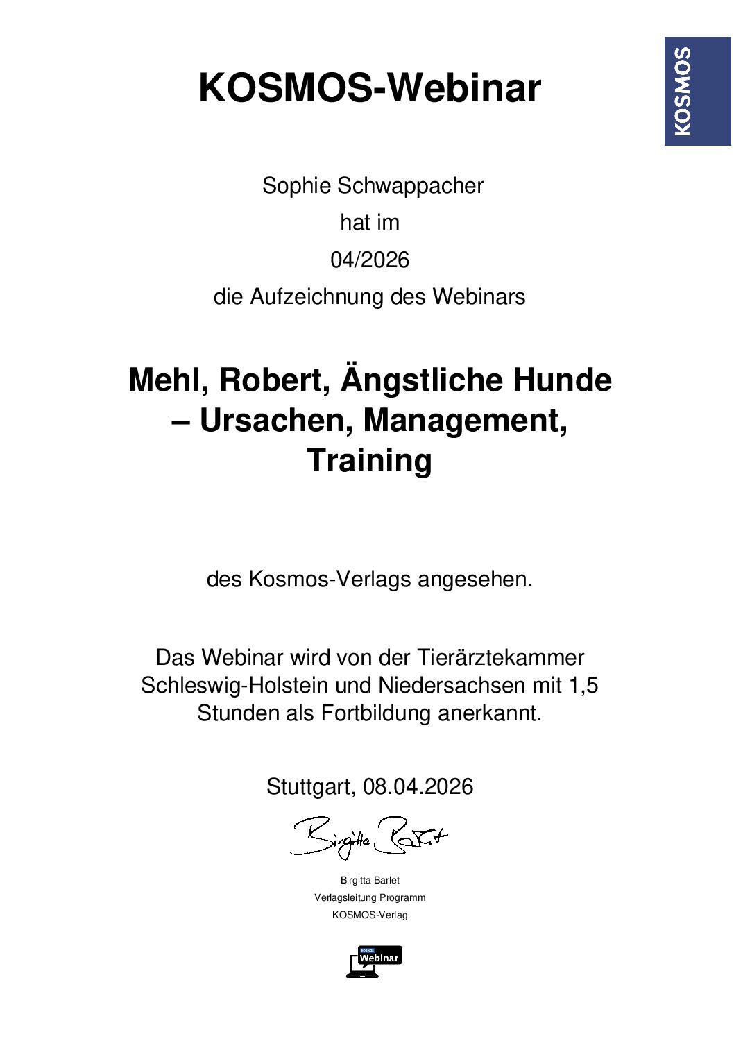 Bestätigung_Webinaraufzeichnung_Sophie Schwappacher_